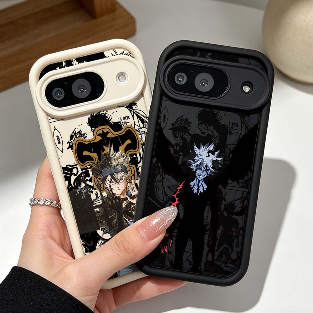Google Pixel 9 - Casing Ponsel Keren Black Clover untuk