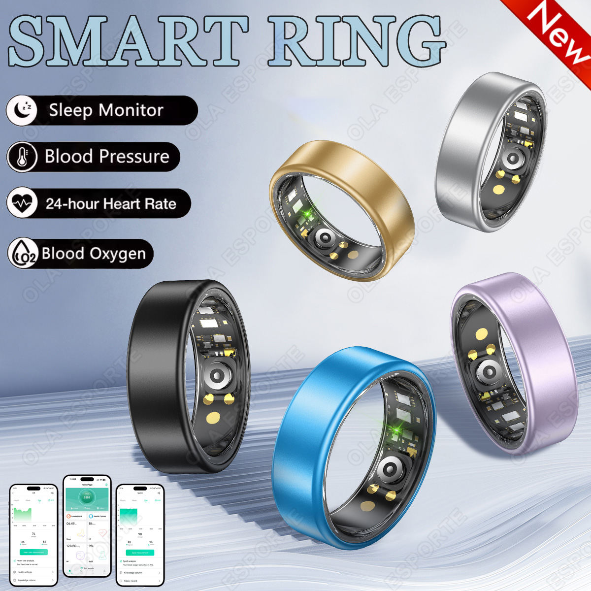 Temperature Ring Skin - Cincin Pintar R09 Baru untuk Pria
