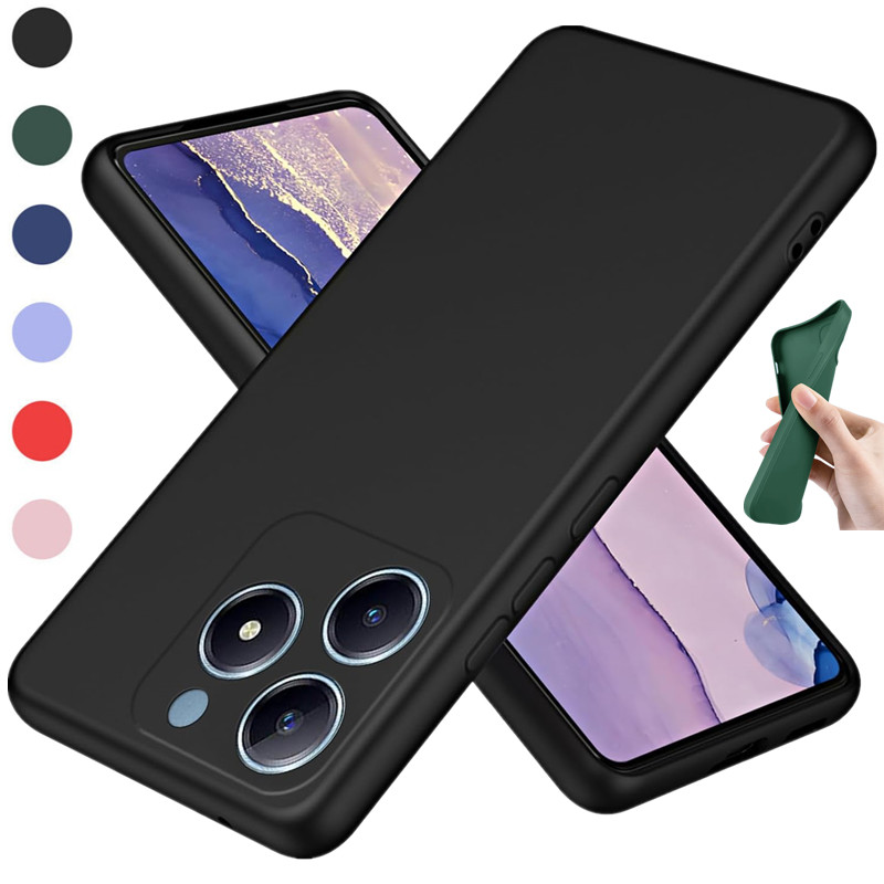 Realme Note 50 - Casing silikon cair fleksibel untuk Realme