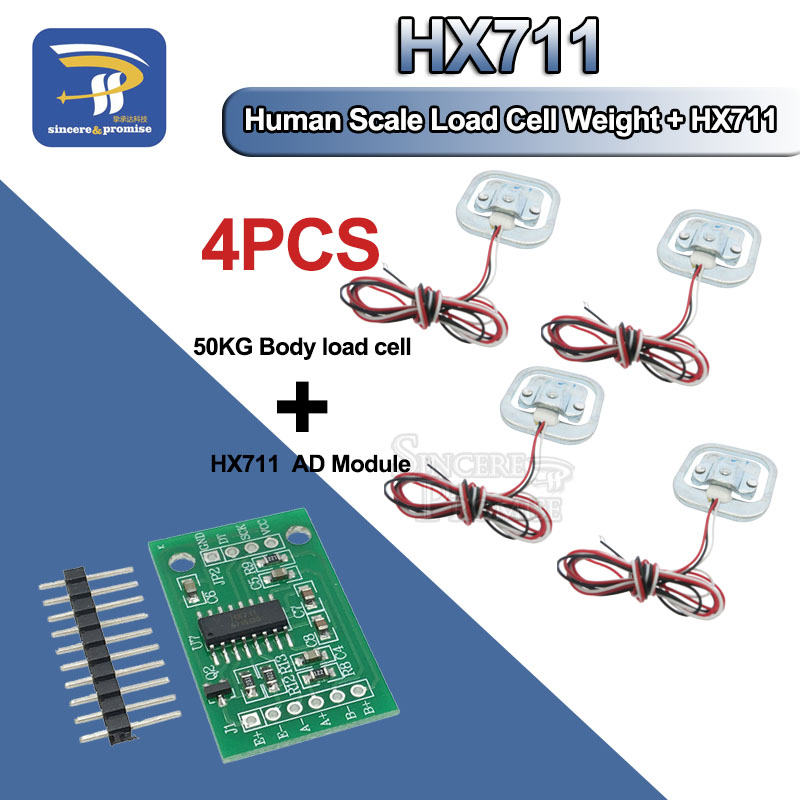 Muscle Sensor Emg - 4 Buah 50Kg Sensor Berat Sel