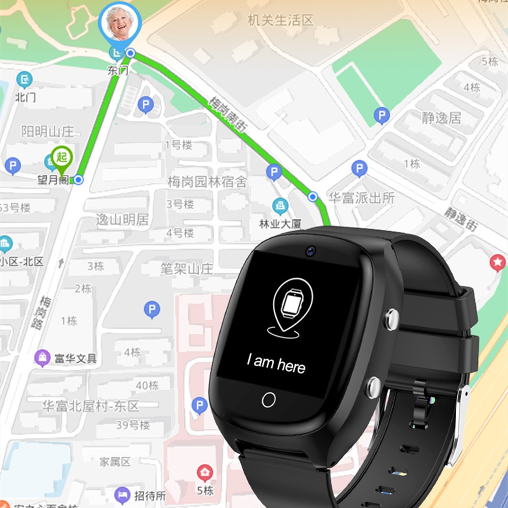 Fall Detection Watch - Jam Tangan Pintar untuk Lansia, Deteksi