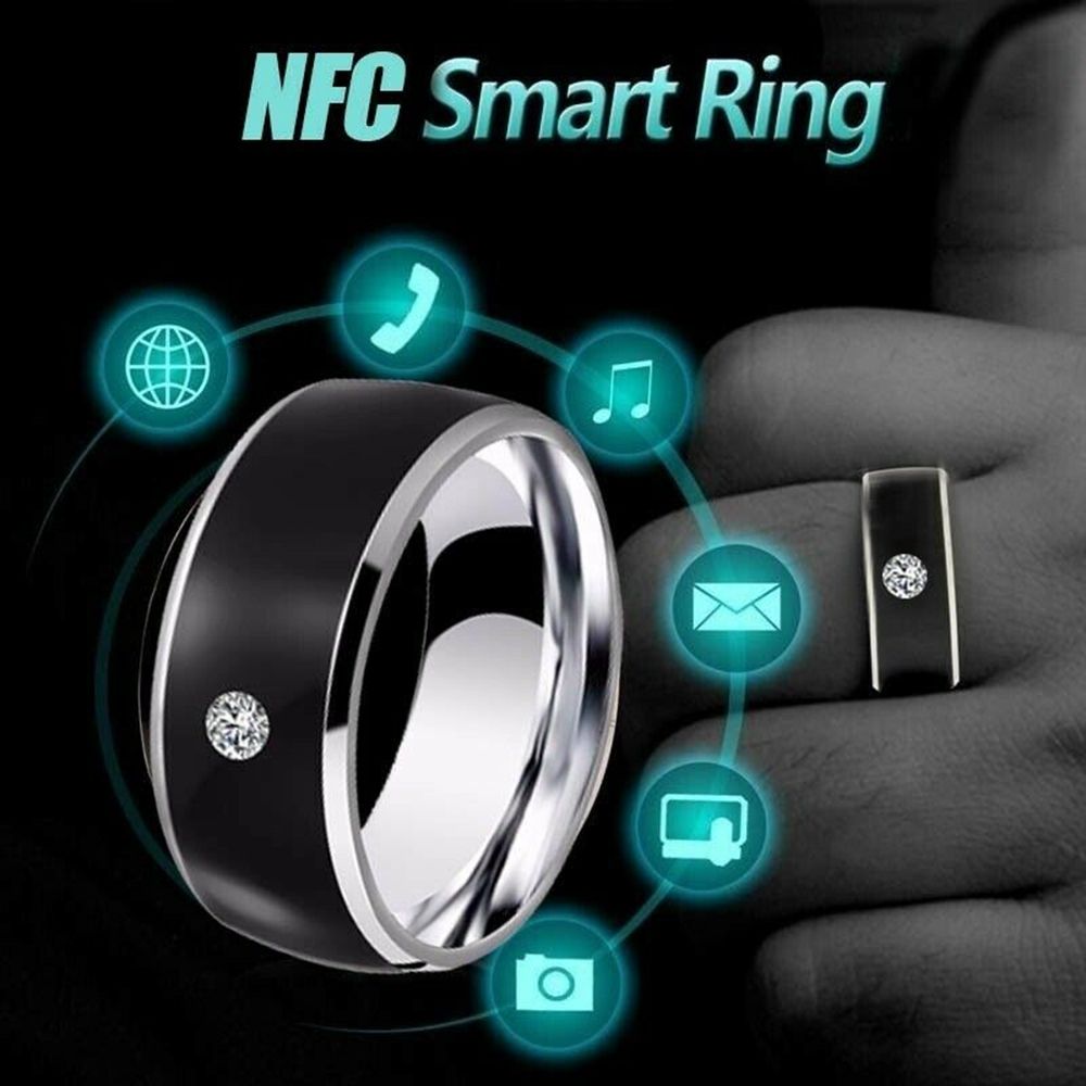 Cincin pintar NFC, cincin mult - Smart Ring Nfc Pay ulasan dan harga