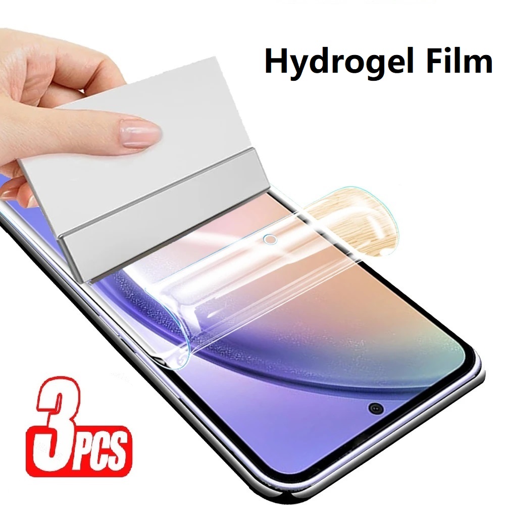 3Pcs Film Hidrogel Untuk OPPO  - Oppo A78 ulasan dan harga